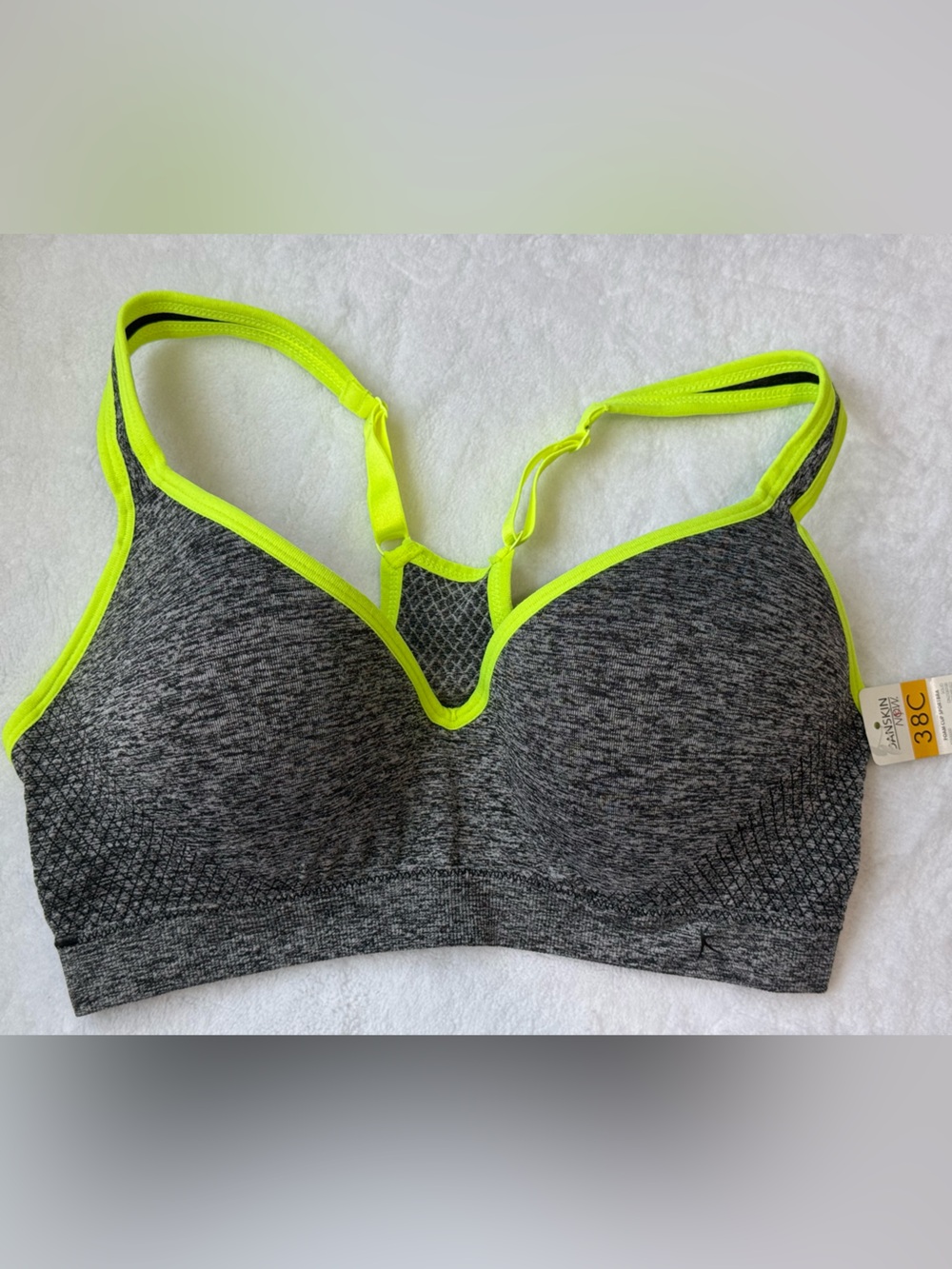 Bundle NWT 4 XL Women’s Jockey Sports Exercise Bras -Purple, Orange, Gray Tops - Picture 9 of 11